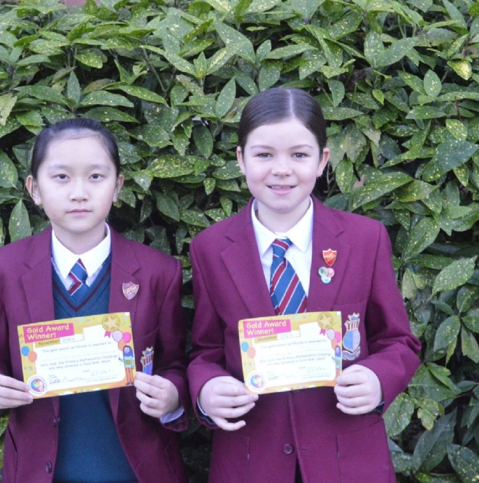 News » Two Pupils Awarded Gold In Primary Maths Challenge